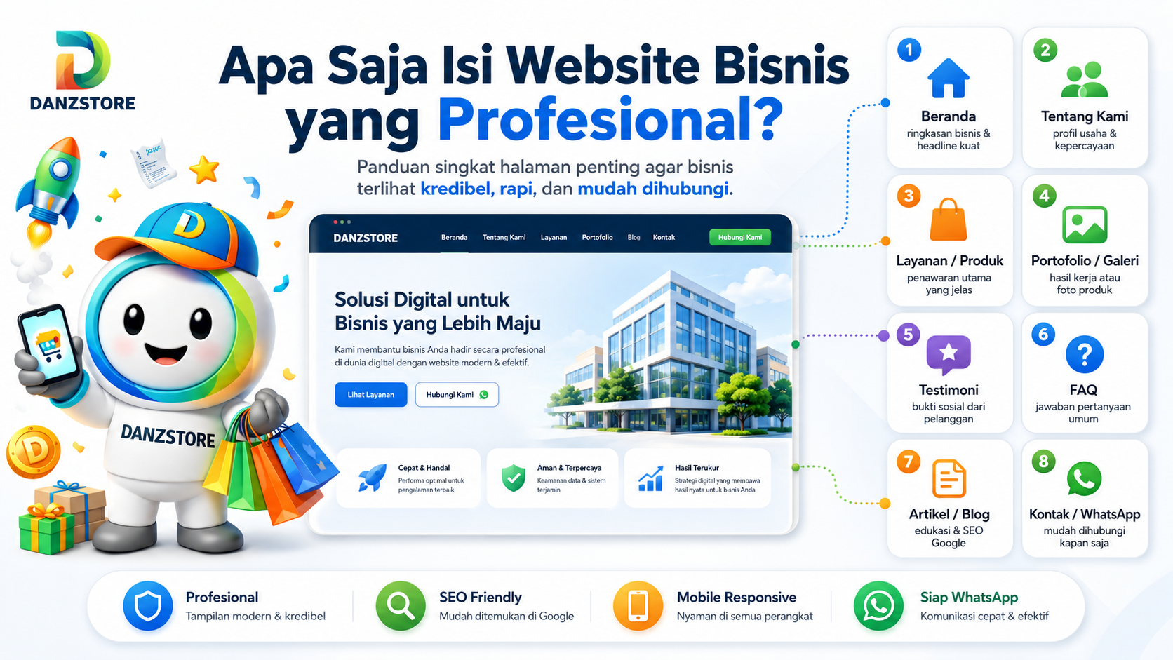 Apa Saja Isi Website Bisnis yang Profesional?
