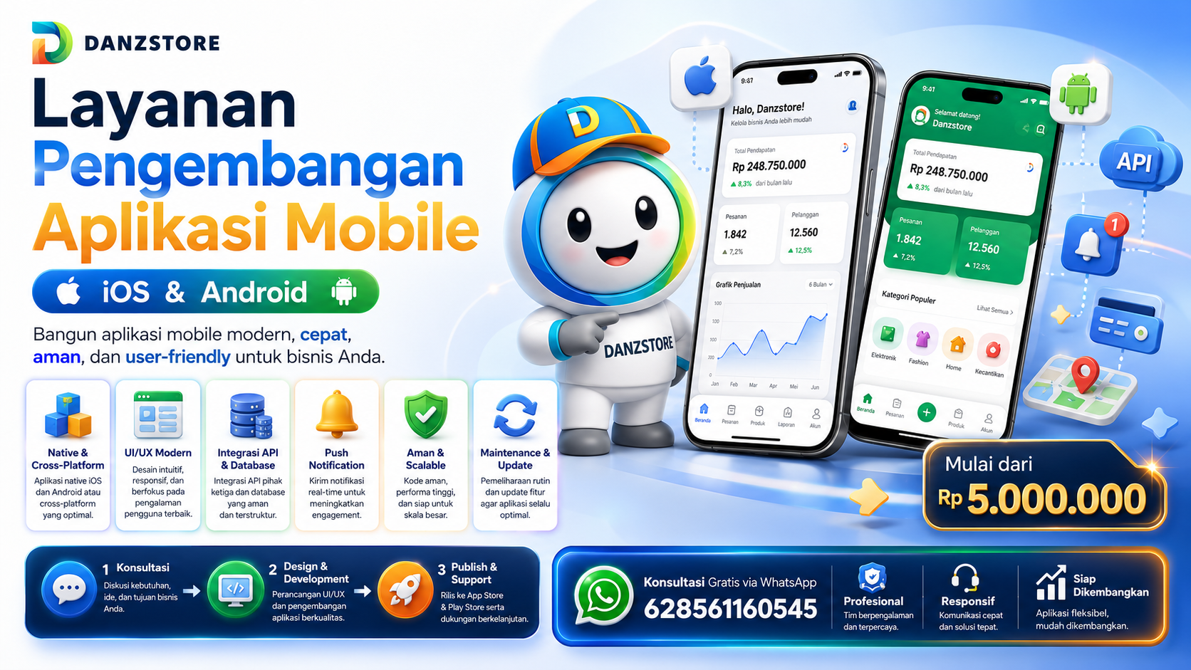 Aplikasi Mobile (iOS & Android)